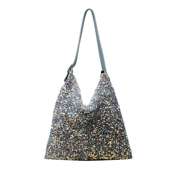 Glitter Sequin Shoulder Tote Bag Ladies Large Capacity Shiny Shoing ;) - Picture 1 of 8